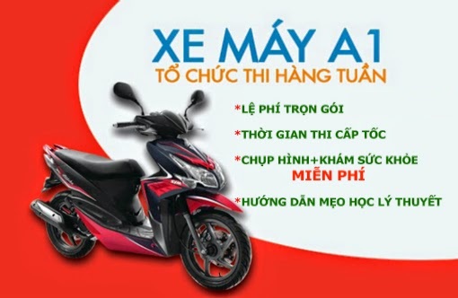 thi bằng lái xe máy a1