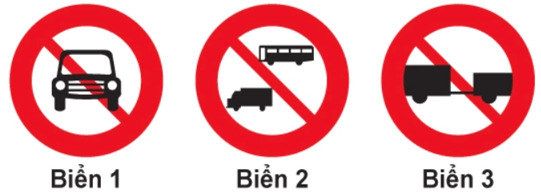 Biển báo cấm xe ô tô tải