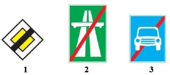 Biển báo Kết thúc đường cao tốc