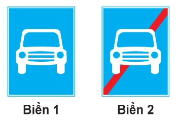 Biển báo Đường dành cho xe ô tô