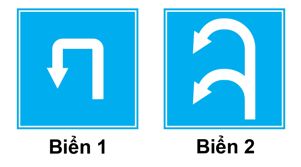 Biển báo cho phép quay đầu xe