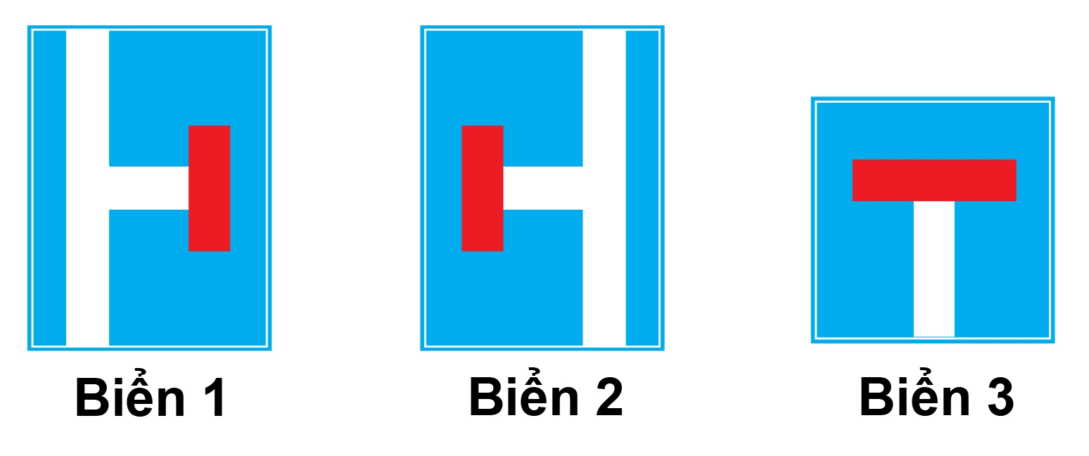 Biển báo đặt trên đường chính trước khi đến nơi đường giao nhau để rẽ vào đường cụt