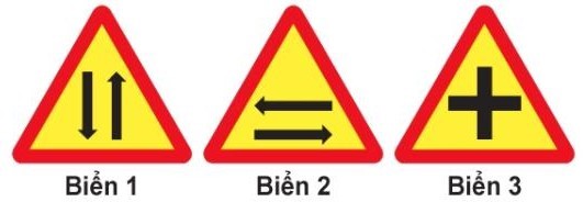 Biển báo Giao nhau với đường hai chiều