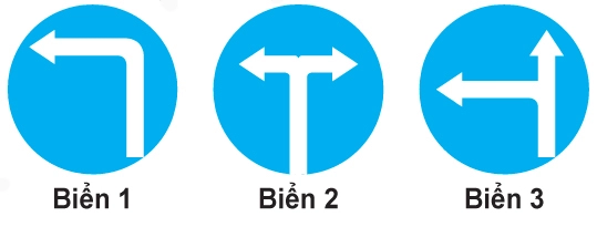 Biển báo cho phép được quay đầu xe đi theo hướng ngược lại khi đặt biển trước ngã ba, ngã tư…