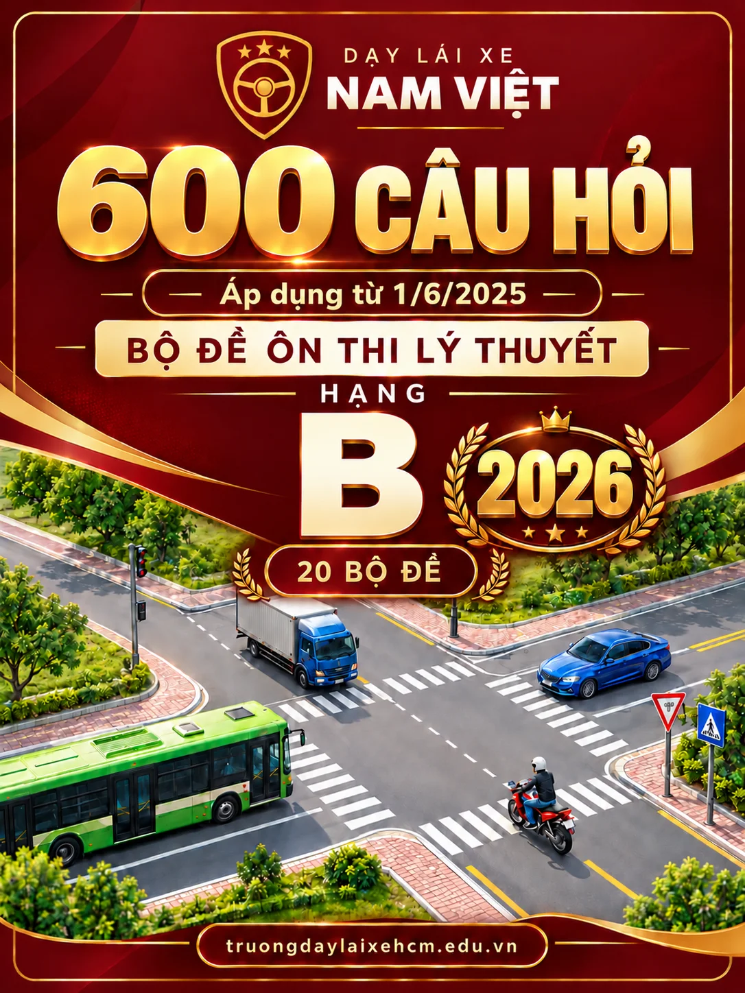 Phần mềm ôn thi bằng lái xe ô tô hạng B online