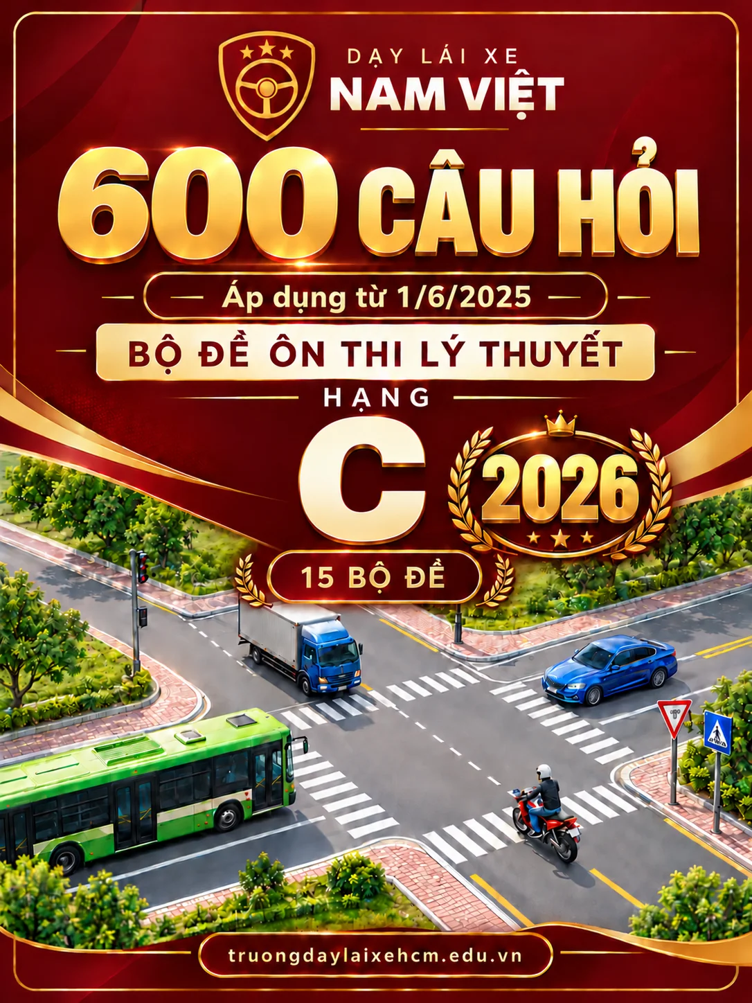 Ảnh lớn bìa thi bằng lái xe C
