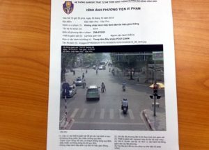 Công an gởi giấy phạt nguội về tận nhà cho phương tiện vi phạm giao thông