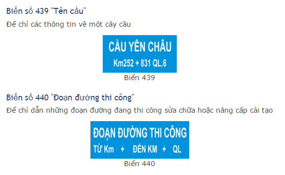 Kỹ năng học lái xe ôtô: biển báo chỉ dẫn