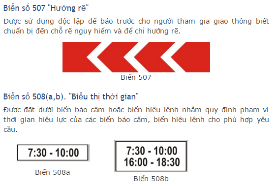 Kinh nghiệm lái xe ô tô: Biển báo phụ