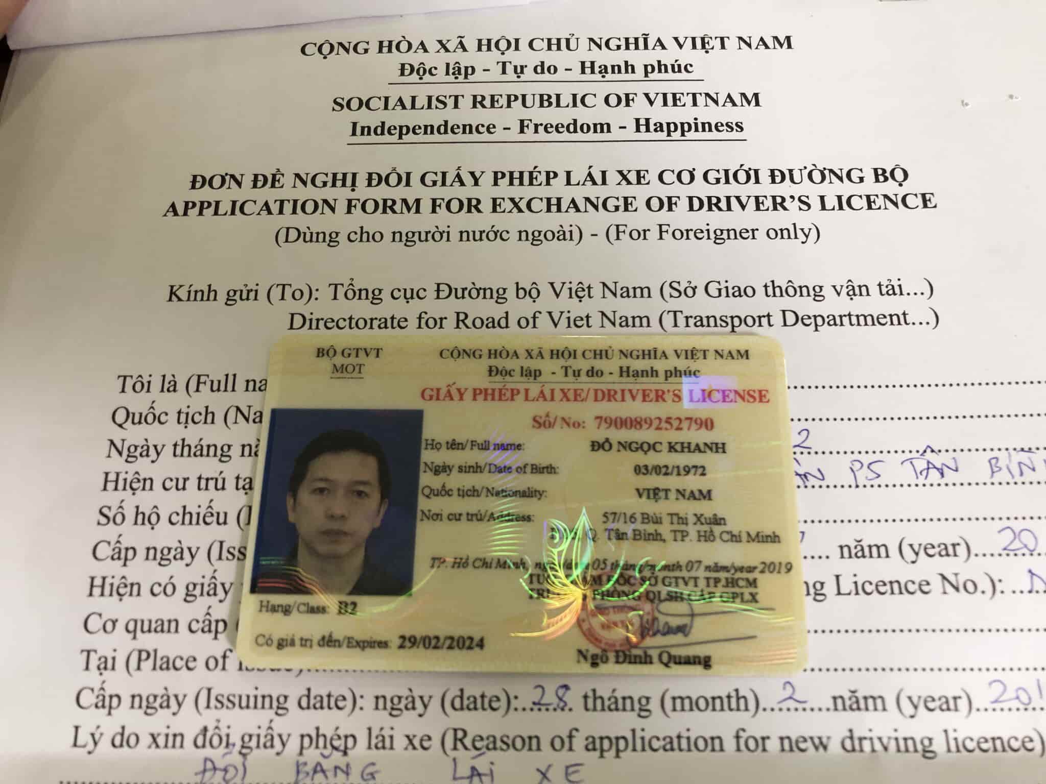 Đổi Bằng Lái Xe Người Nước Ngoài
