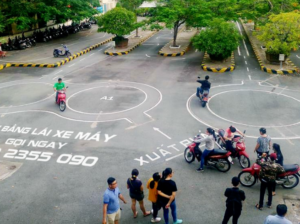 Thi bằng lái xe máy Vĩnh Hưng Long An