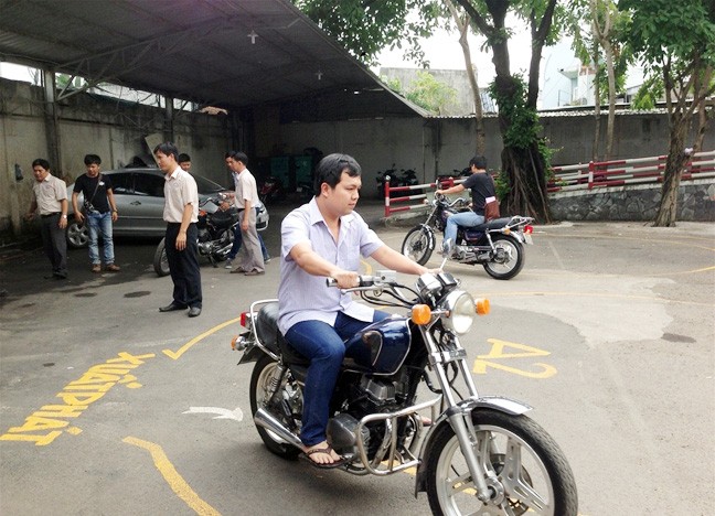 Thi bằng lái xe a2 quận 5